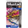 Mustad 34042BLN Power Worm Hooks Size 1/0