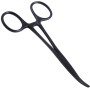 Phoenix 12cm Black Curved Forceps