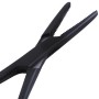 Phoenix 12cm Black Straight Forceps Close Up