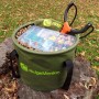Ridgemonkey Collapsible Water Bucket In Use 3