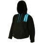 Rive Aqua Stripe Black Hoodie Front