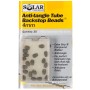 Solar Anti-Tangle Tube Backstop Beads 4mm Green
