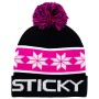 Sticky Baits Black Bobble Beanie