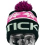 Sticky Baits Black Bobble Beanie Front