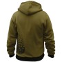 Sticky Baits Green Zip Hoody Back