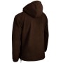 Wofte Fleece Jacket Brown Back
