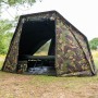 Advanta Camo Brolly System Zip In Front Panel In Use