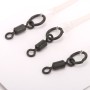 Advanta Fused Fluorocarbon Boom Ring Swivel - Pack of 3 1