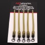 Advanta Fused Fluorocarbon Solid Bag Stems - Ring Swivel - Pack of 5 10