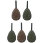 Advanta Inline Flat Pear Carp Leads - Pack of 5
