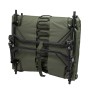 Advanta 6 Leg Green Session Bedchair Folded 3