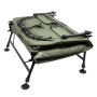 Advanta XL 8 Leg Green Session Bedchair Folded 3