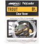 Airflo Poly Leader Trout 8ft  Clear Hover