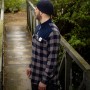 Aqua Products LS Blue Check Flannel Shirt 1