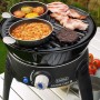 Cadac Safari Chef 30 LP BBQ In Use 4
