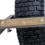 Carp Porter MK2 Fat Boy DPM Fishing Barrow Close Up Branding