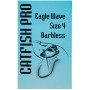 Catfish Pro Eagle Wave Fishing Hook Size 4