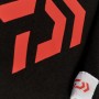Daiwa Angled DVEC Black / Red Fishing T-Shirt Close Up