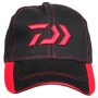 Daiwa Black'N'Red Fishing Cap Front