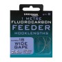 Drennan Wide Gape Flurocarbon Feeder Rig 1m Range