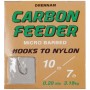 Drennan Carbon Feeder Hook To Nylon Hook