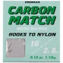 Drennan Carbon Feeder Hook To Nylon Hook