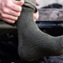 Heat Holder Olive Angling Outdoor Adult Socks In Use 2