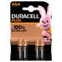 Duracell Plus 100% Power AAA - 4 Pack
