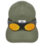 Fortis 5 Panel Olive Fishing Hat Front (Glasses NOT INCLUDED)