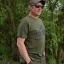Fortis See Deeper Green Fishing T-Shirt In Use 1