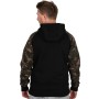 Fox Black Camo Raglan Fishing Hoodie Back View