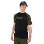 Fox Black / Camo Raglan Fishing T-Shirt