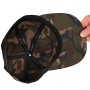 Fox Black & Camo Snapback Fishing Cap Inside View