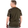 Fox Camo/Khaki Print Fishing T-Shirt Back