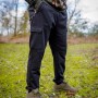 Fox Camo Logo Lightweight Black Combat Joggers In Use 1