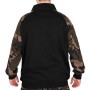 Fox Camo Logo Lightweight Quatre Zip Fleece In Use 3