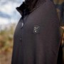 Fox Camo Logo Lightweight Quatre Zip Fleece Close Up 3