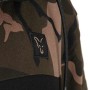 Fox Camo Logo Lightweight Split Zip Hoodie Close Up 2