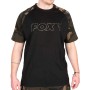 Fox Camo Logo Outline Black T-Shirt