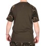Fox Camo Logo Outline Khaki T-Shirt In Use 2