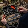Fox Camolite Compact Rigid Lead & Bits Fishing Bag In Use 3