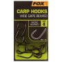 Fox Wide Gape Beaked Carp Hooks - Micro Barbed 1