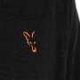 Fox Collection Black & Orange Lightweight Fishing T-Shirt Close Up 3