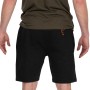 Fox Collection Black & Orange Lightweight Fishing Jogger Shorts Back