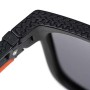 Fox Collection Black Orange Sunglasses - Grey Lens 2