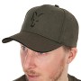 Fox Collection Green & Black Baseball Cap Angled View