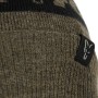 Fox Collection Green & Black Bobble Hat Close Up 1