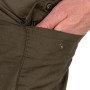 Fox Collection Green & Black Lightweight Cargo Fishing Shorts Close Up 2