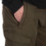 Fox Collection Green & Black Lightweight Cargo Fishing Trousers Close Up 1