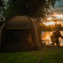 Fox Frontier X Bivvy In Use Sunset 2